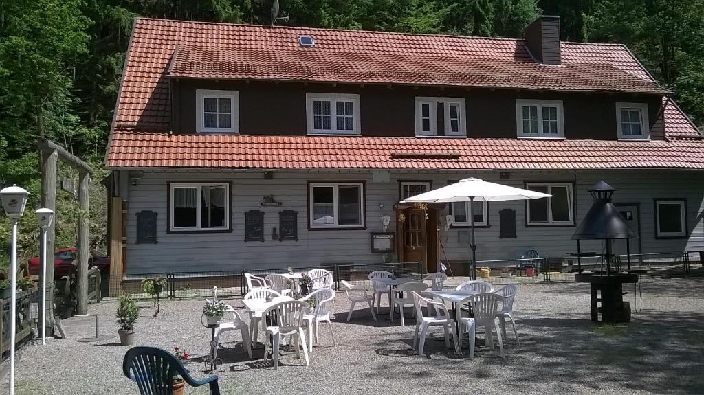 Waldpension Harzer Waldwinkel Bad Grund Eksteriør bilde